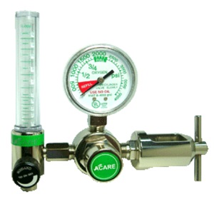 ACARE OXYGEN REGULATOR - PIN INDEX (DIAPHRAGM TYPE STRUCTURE)